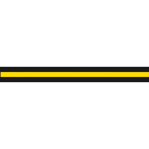 SafetyMaster Twin 450, Yellow, 13' Black/Yellow Horizontal Stripe Belt